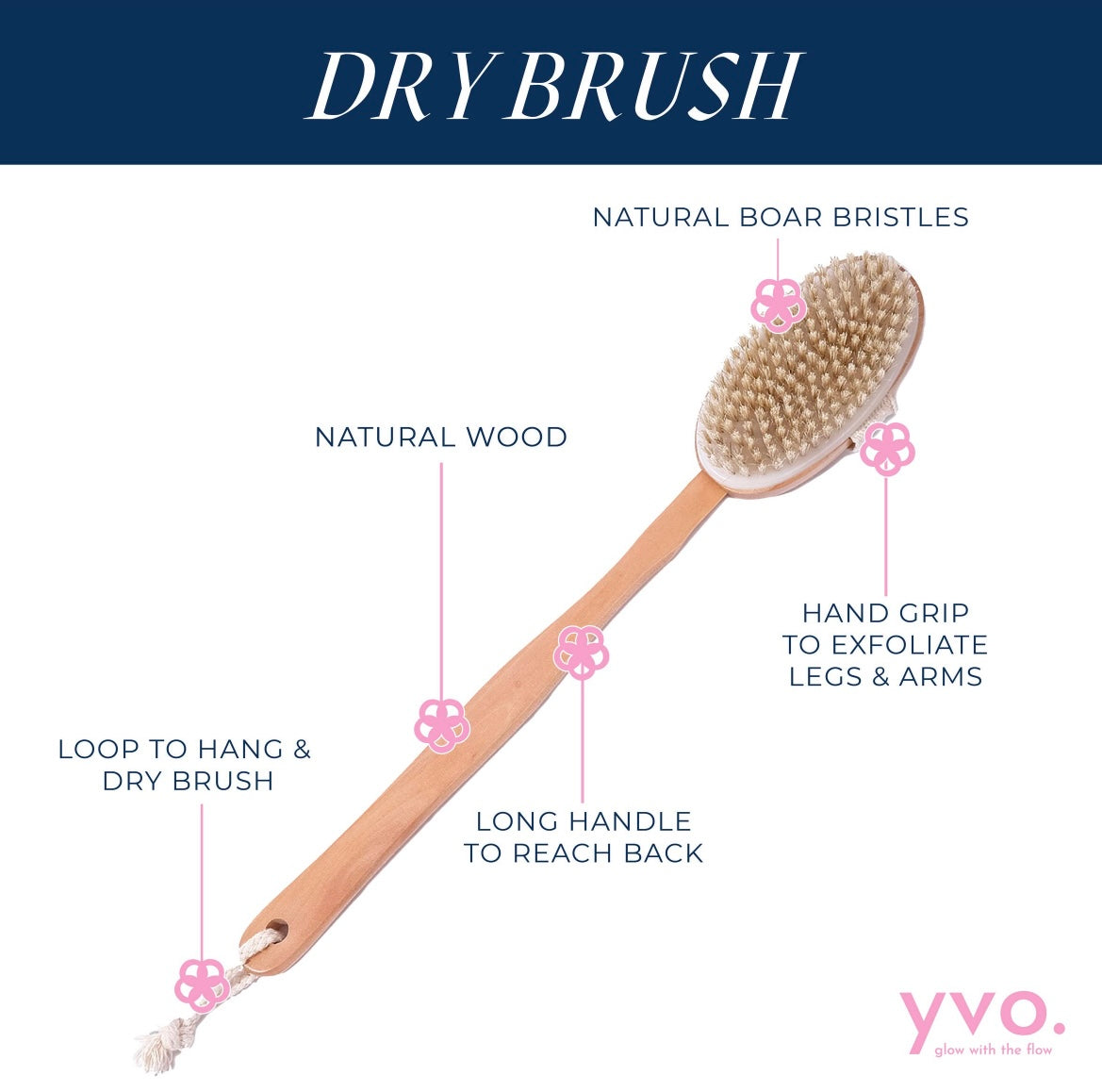 Long Dry Skin Brush GWP